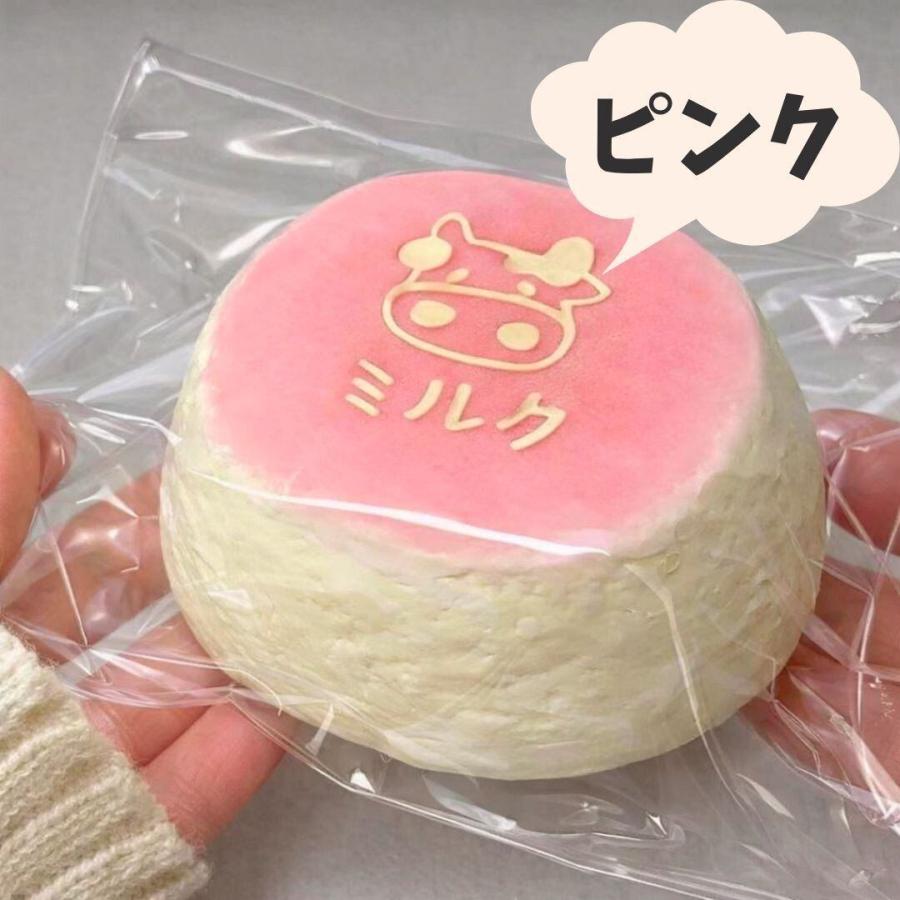 ミルクケーキ スクイーズ ミルクケーキ スクイーズ おもちゃ 中サイズ 牛柄 ストレス解消グッズ