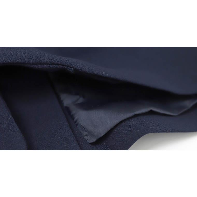 Aletta vita ダブルクロス ストレッチ ノーカラー ジャケット Aletta vita ダブルクロス ストレッチ ノーカラー ジャケット