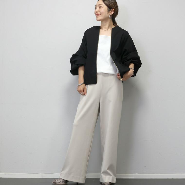 Aletta vita 極伸びタック使いブルゾンメール便不可ブルゾン