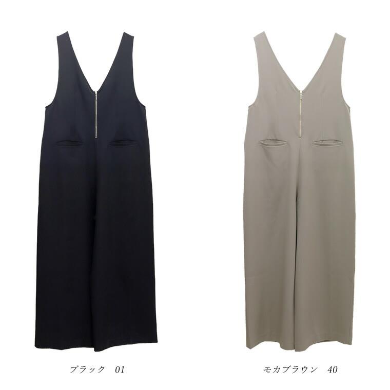 Aletta vita サロペット オールインワン レイヤード Vネック 両V Aletta vita サロペット オールインワン レイヤード Vネック 両V