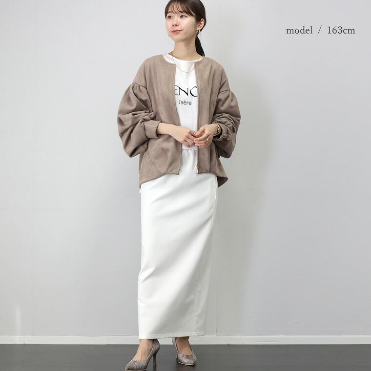 Aletta vita アウター ブルゾン ジャケット 羽織り スエード Aletta vita アウター ブルゾン ジャケット 羽織り スエード