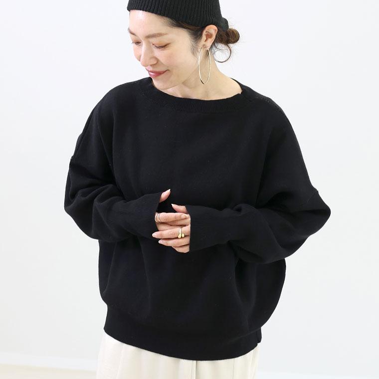 Aletta vita プルオーバー ニット ロゴニット ロゴ ドルマン Aletta vita プルオーバー ニット ロゴニット ロゴ ドルマン