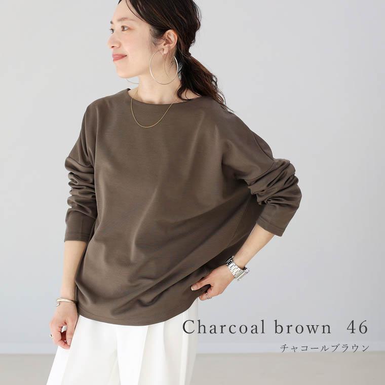 Aletta vita 爆買 カットソー 長袖 ドルマン ボートネック 30代