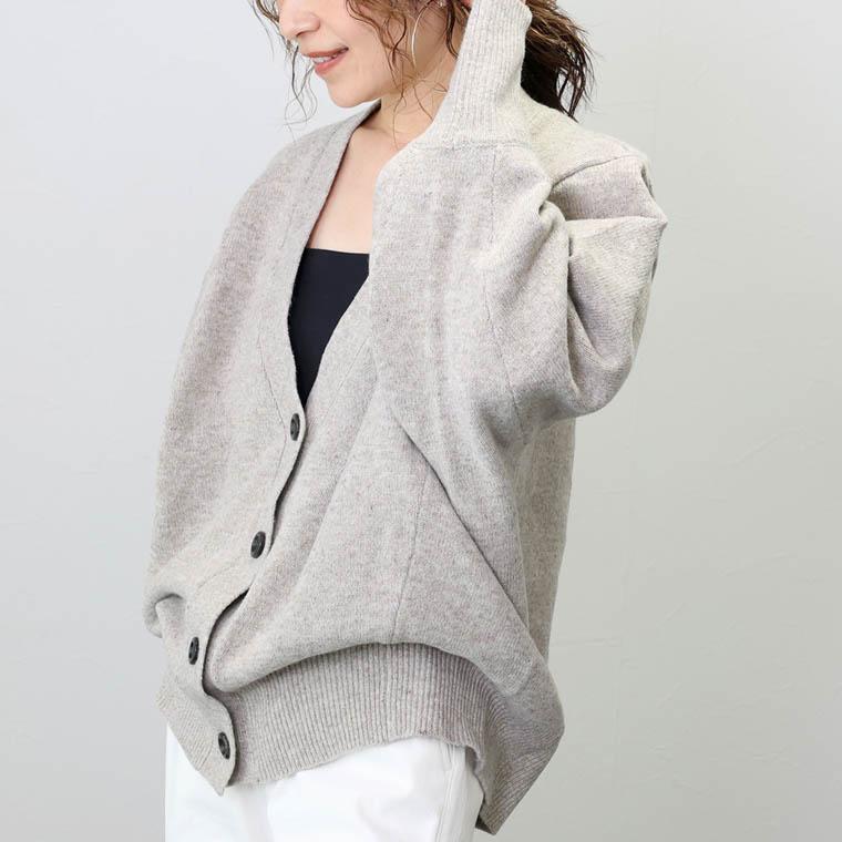 通　マリオス　変形カーディガン Aletta vita カーディガン プルオーバー Vネック 羽織り