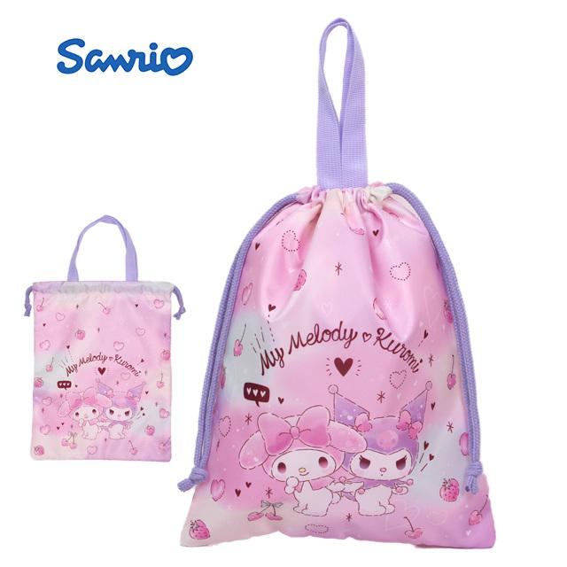 シューズバッグ キッズ マイメロ クロミ 女の子 シューズケース 巾着