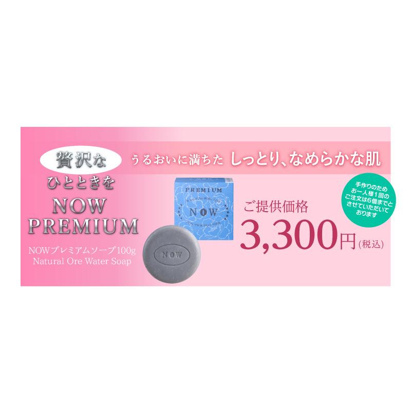 無添加石鹸 洗顔 固形 NOWプレミアムソープ 100g 職人手作り