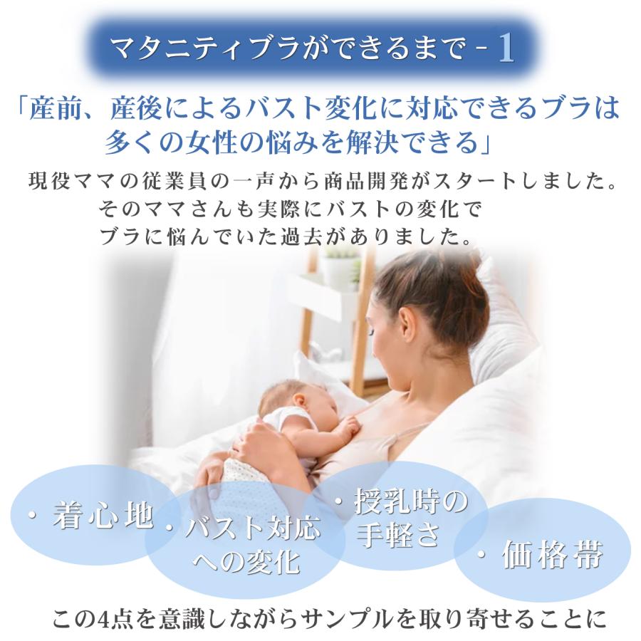 マタニティ 授乳ブラ 2枚セット マタニティブラ 【現役ママが開発