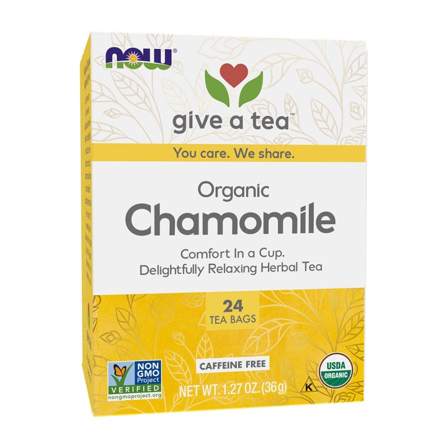 カモミールティー ナウフーズ 24ティーバッグ【NOW Chamomile 24 Tea Bags