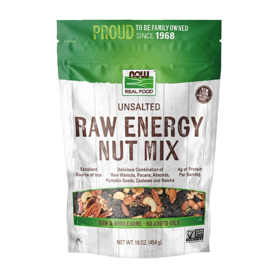 ナウフーズ ローエナジー・ナッツミックス 無塩 454g 【NOW FOODS】Raw Energy Nut Mix, Unsalted 16