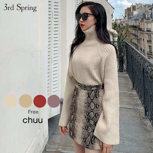 韓国 ファッション ニット レディース セーター 長袖 タートルネックニット 秋冬 Chu 19n 009 3rd Spring 通販 Yahoo ショッピング