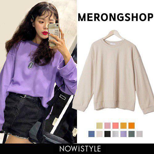 韓国 ファッション トレーナー レディース メロンコットンワイド Mer 18t 106 3rd Spring 通販 Yahoo ショッピング