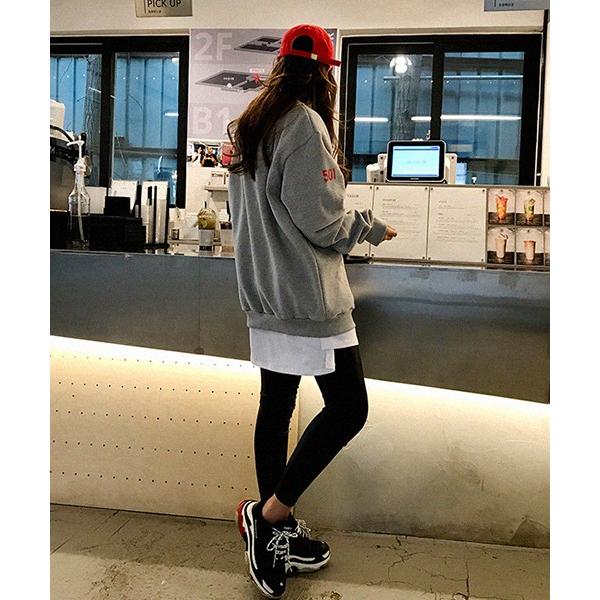 韓国 ファッション トレーナー レディース 裏起毛 おしゃれ ゆったり Ng 17t 219 3rd Spring 通販 Yahoo ショッピング