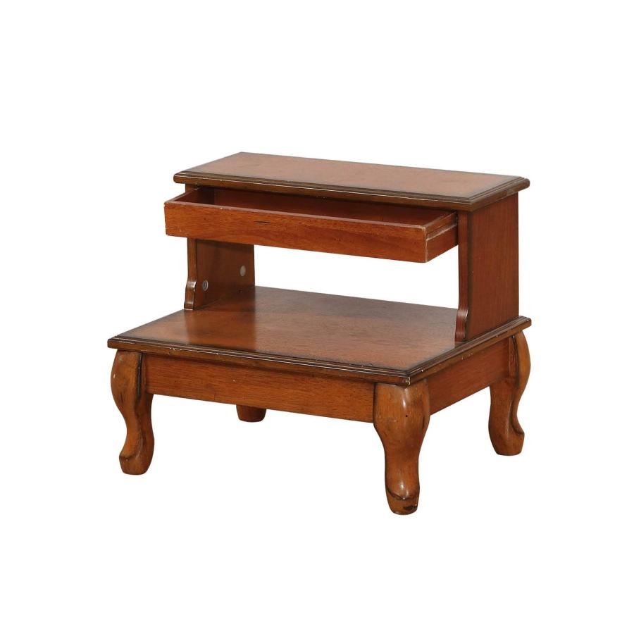 【並行輸入品】パウエルアッティカチェリーベッドステップ Powell Mimi Attic Cherry Wooden Bed Steps_5