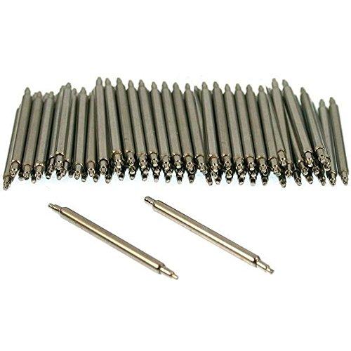【並行輸入品】100 Spring Bars Watch Band Repair 7/8 Steel Pin Tools FindingKingの画像