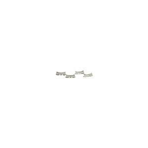 【並行輸入品】 4 Slit Watch Band Ends Pieces Stainless Steel 20mmの画像