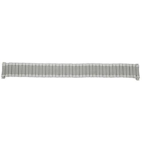 【並行輸入品】tsmet369 Watchバンド拡張メタルストレッチシルバー色Curved Endsフィット17 mm 19 mmに Speidの画像
