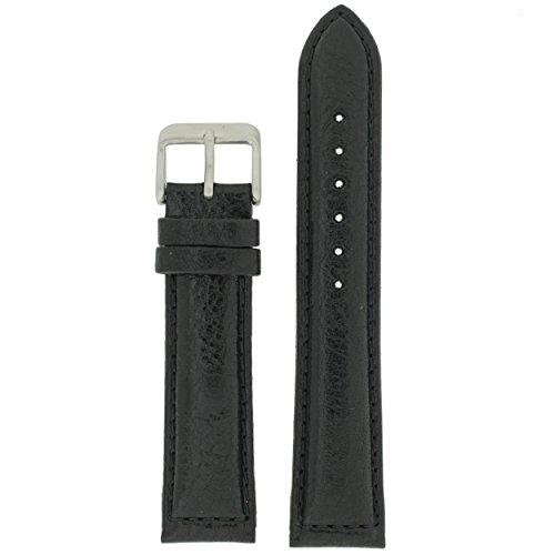 【並行輸入品】Techスイスlea309   20ss腕時計バンド本革パッド入りソフトレザーブラック Techswiss 20mm Watchの画像