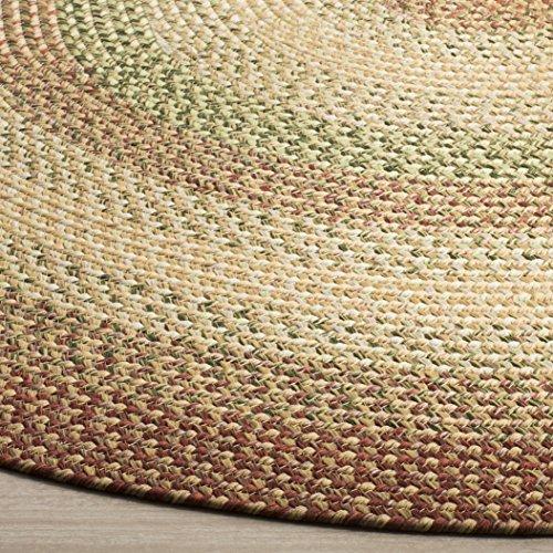 【並行輸入品】 SAFAVIEH Washable Rug Outdoor Braided Collection 4' x 6' Oval，_4