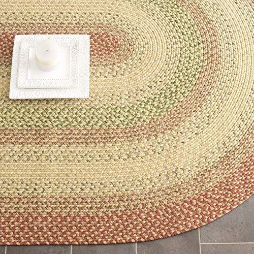 【並行輸入品】 SAFAVIEH Washable Rug Outdoor Braided Collection 4' x 6' Oval，_9