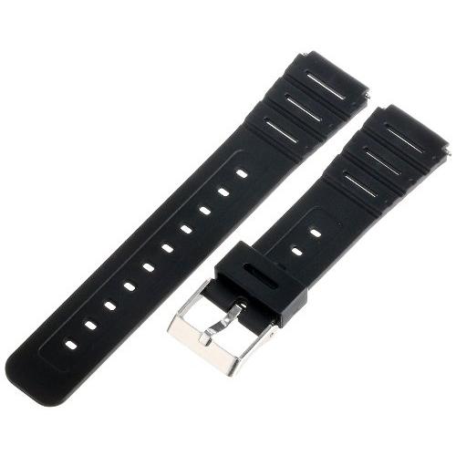 【並行輸入品】Timex(タイメックス) メンズ Q7B727 樹脂 パフォーマンス スポーツ 18mm ブラック 交換用時計バンド Timex_1