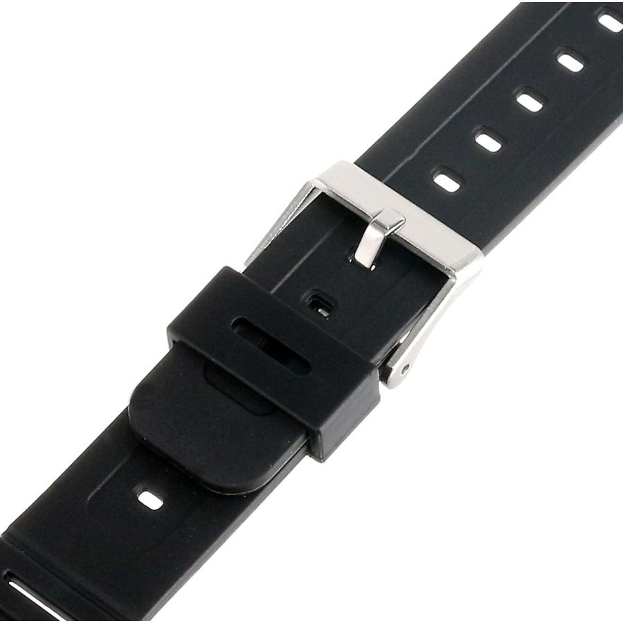 【並行輸入品】Timex(タイメックス) メンズ Q7B727 樹脂 パフォーマンス スポーツ 18mm ブラック 交換用時計バンド Timex_6