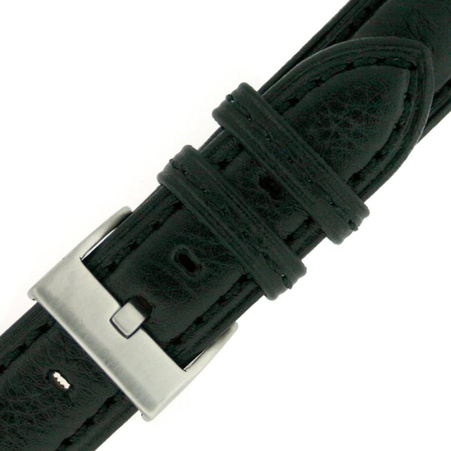 【並行輸入品】Extra Thick Padded時計バンド本革ブラック26ミリメートルTechスイス Tech Swiss Extra Thi_6