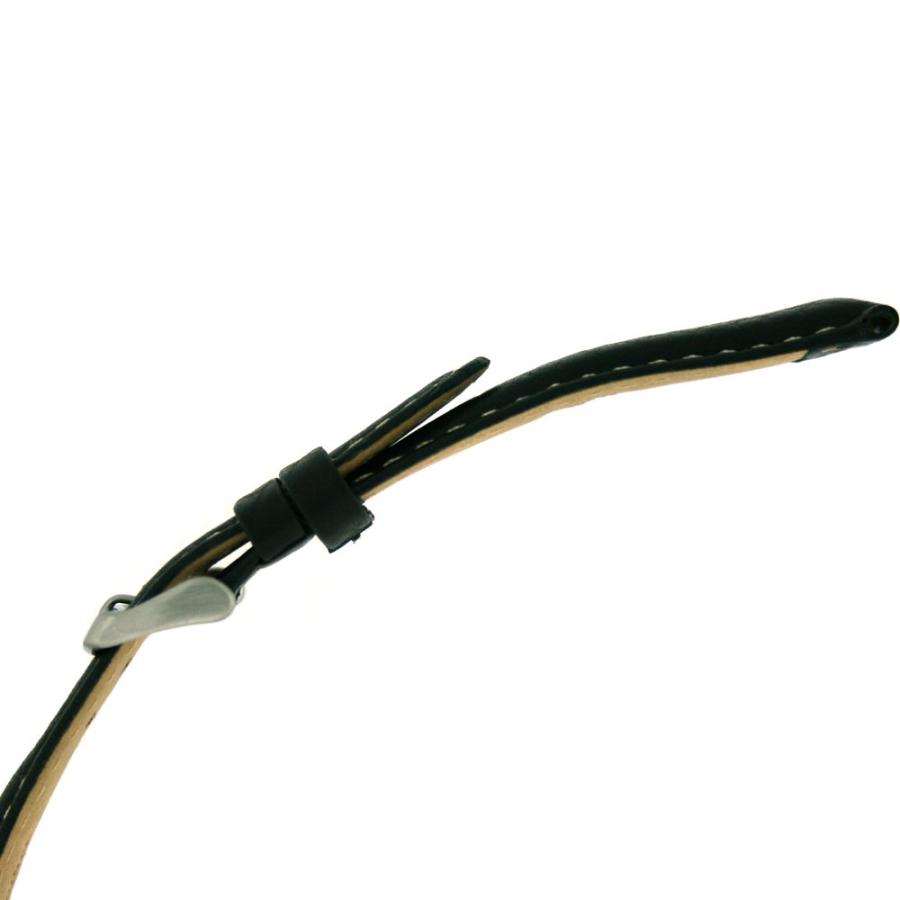 【並行輸入品】Extra Thick Padded時計バンド本革ブラック26ミリメートルTechスイス Tech Swiss Extra Thi_9