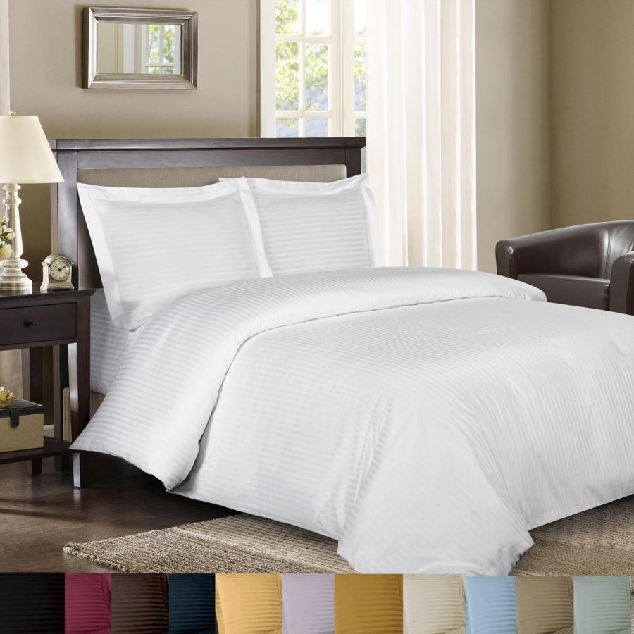 【並行輸入品】 Royal Hotel Bedding 8pc California King Size Bed in a Bag Stripe_6