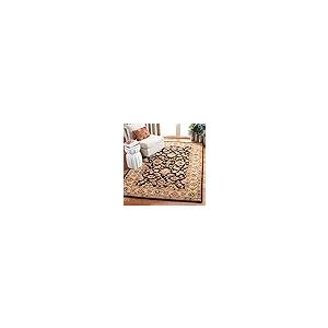 【並行輸入品】 SAFAVIEH Heritage Collection Accent Rug 3' x 5'， Black & Beige_1
