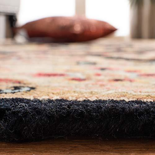 【並行輸入品】 SAFAVIEH Heritage Collection Accent Rug 3' x 5'， Black & Beige_9