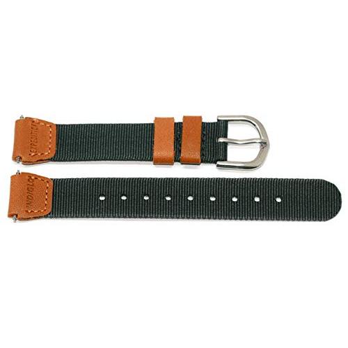 【並行輸入品】メンズ 18mm Timex Expedition 超薄型ナイロン腕時計バンド、18mm、モダン。, 18mm Mens 18mmの画像