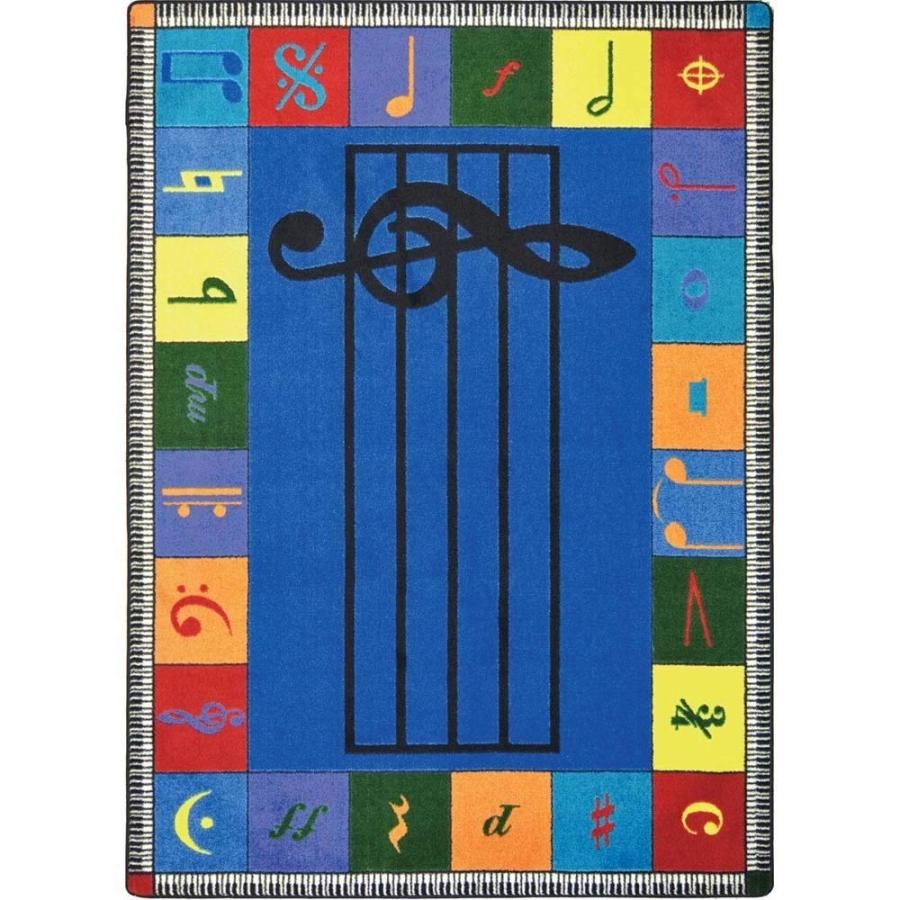 【並行輸入品】 Joy Carpets Note Worthy (Elementary) 10'9" x 13'2" Area Rug in C