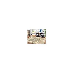 【並行輸入品】 SAFAVIEH Heirloom Collection Area Rug 5'3" x 7'6"， Blue & Crem_2