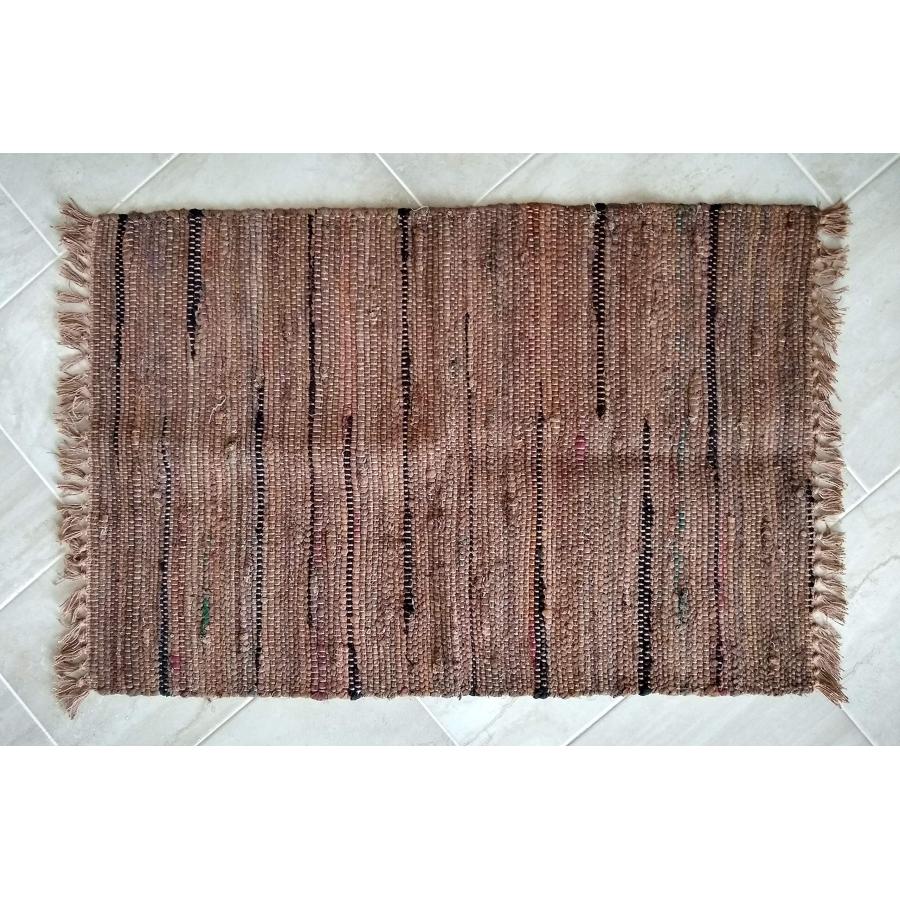 【並行輸入品】 Sturbridge Country Rag Rug in Tobacco 24" x 36"_3
