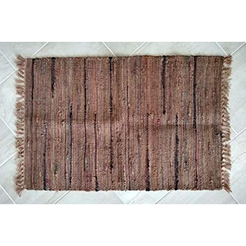 【並行輸入品】 Sturbridge Country Rag Rug in Tobacco 24" x 36"_4