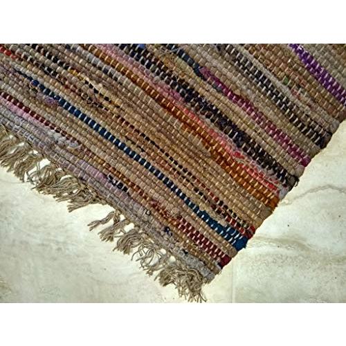 【並行輸入品】 Sturbridge Country Rag Rug in Tobacco 24" x 36"_7
