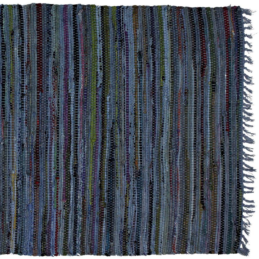 【並行輸入品】Sturbridge カントリーラグラグ デニム 24インチ x 36インチ Sturbridge Country Rag Rug_3
