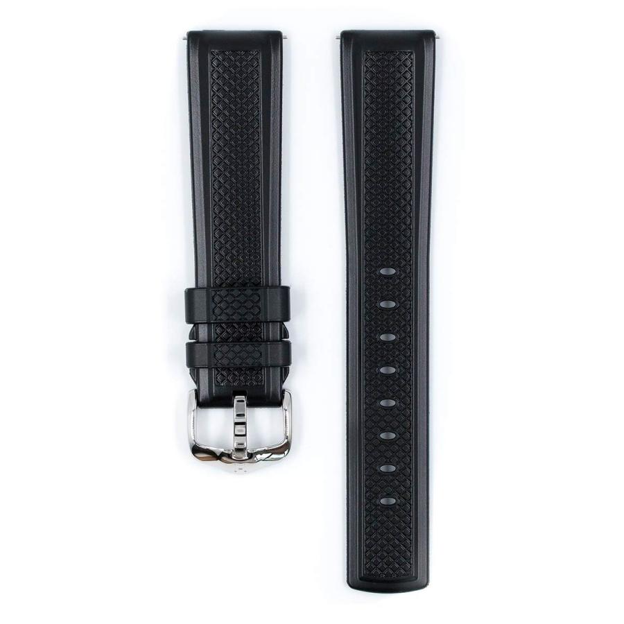 【並行輸入品】HIRSCH 404788 50 22 22 mm Caoutchouc腕時計ストラップ Hirsch Accent_3