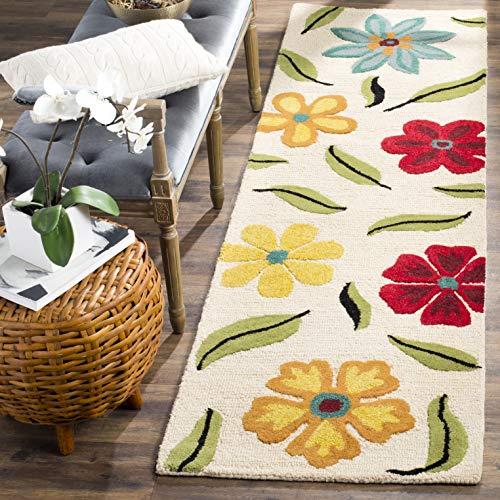 【並行輸入品】Safavieh Blossom Collection BLM678A Handmade Beige and Multi Prem_1