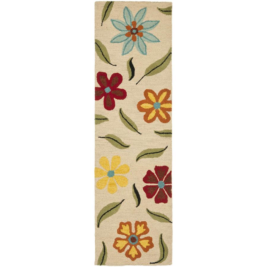 【並行輸入品】Safavieh Blossom Collection BLM678A Handmade Beige and Multi Prem_3