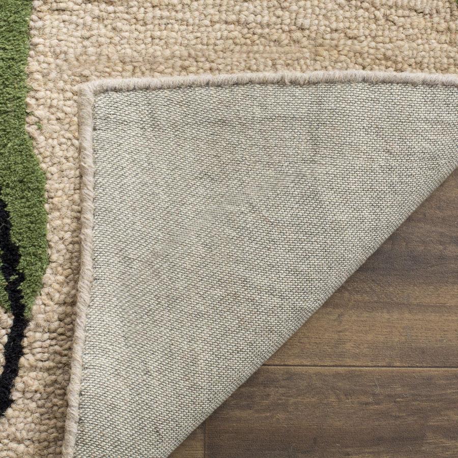 【並行輸入品】Safavieh Blossom Collection BLM678A Handmade Beige and Multi Prem_9