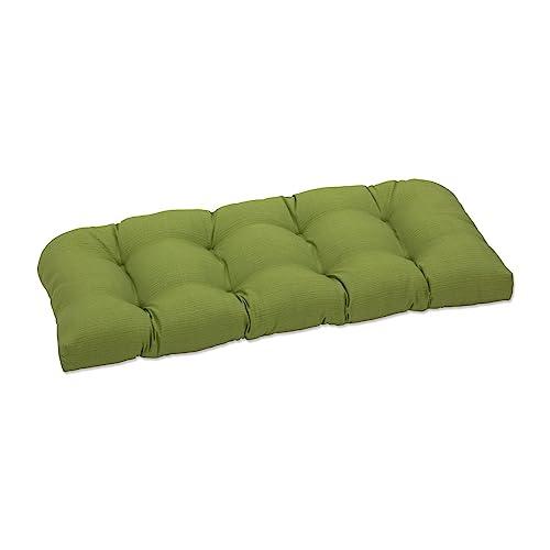 【並行輸入品】枕Perfectインドア/アウトドアForsythウィッカーラブシートクッション、グリーン Pillow Perfect Fors_1