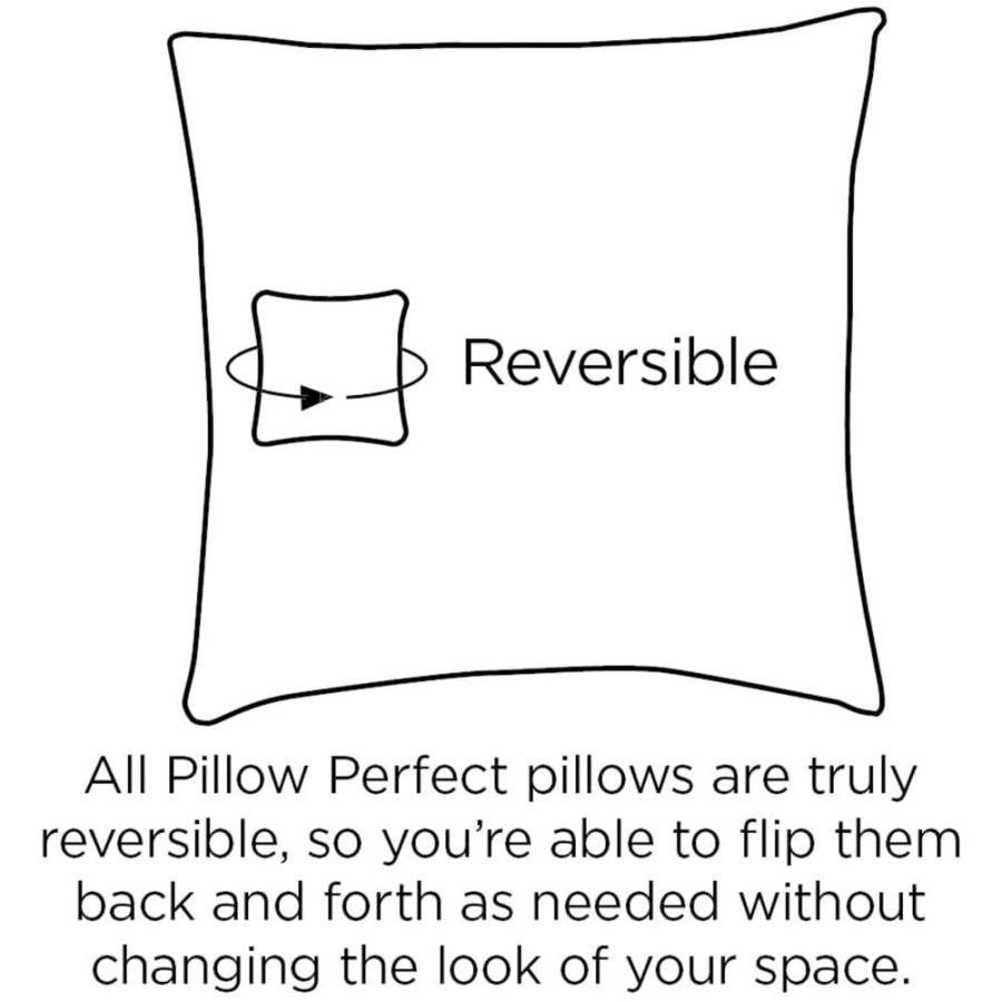 【並行輸入品】枕Perfectインドア/アウトドアForsythウィッカーラブシートクッション、グリーン Pillow Perfect Fors_3