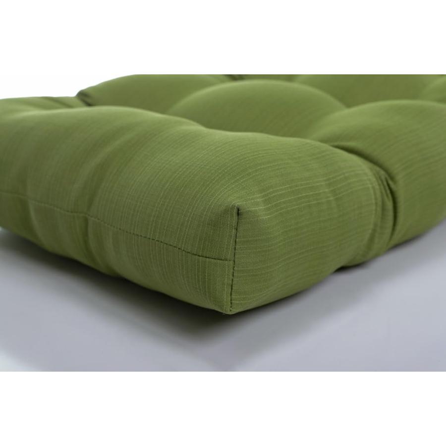 【並行輸入品】枕Perfectインドア/アウトドアForsythウィッカーラブシートクッション、グリーン Pillow Perfect Fors_9