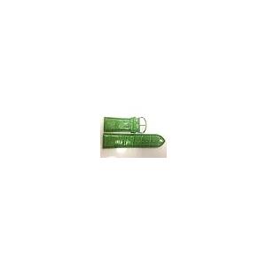 【並行輸入品】 28MM GREEN WIDE PADDED STITCHED CROCO PRINT TRENDY FASHION WATCHの画像