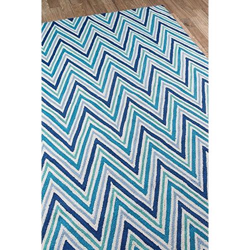 【並行輸入品】 Momeni Rugs Geo Collection， Hand Hooked Contemporary Area Rug， 2_4