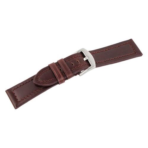 【並行輸入品】RECHERE 30 mm Smooth Matt Leather時計バンドストラップカラーブラウン RECHERE 30mm Sの画像