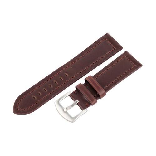 【並行輸入品】RECHERE 30 mm Smooth Matt Leather時計バンドストラップカラーブラウン RECHERE 30mm Sの画像