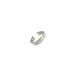 【並行輸入品】RECHERE 18 mmステンレススチールブレスレット時計バンドストラップ曲面エンドソリッドリンクカラーシルバー RECHERE_2