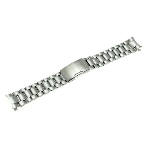【並行輸入品】RECHERE 18 mmステンレススチールブレスレット時計バンドストラップ曲面エンドソリッドリンクカラーシルバー RECHERE_4